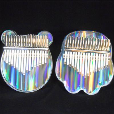 China Crystal Glass Kalimba Thumb Piano Main Set 17 Custom Fashion Paisen Mbira Finger Piano Kalimba Clear Acrylic For Sale for sale