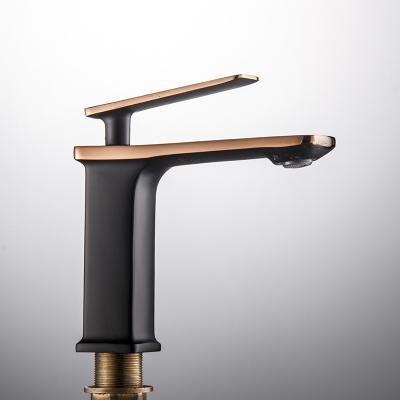 China Sanipro New Design Sanipro Modern OEM Sanitary Faucet Matt Black Brass Vintage Body Wholesale Faucets Cold and Hot Metered Basin Mixer Faucets Items for sale