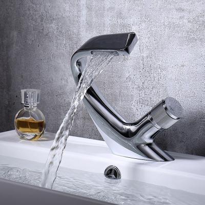 China New Style Gold Matt Black Tap New Special Metered Luxury Bathroom Faucets SANIPRO Bathroom Brass Basin Faucet for sale