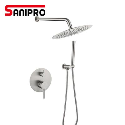 China Without Sliding Bar SANIPRO Concealed Installation Shower Mixer Tap for sale