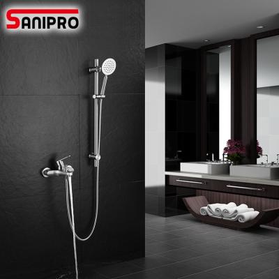 China Sliding Barless Sanipro Single and Basic Shower Bathroom Mixer for sale