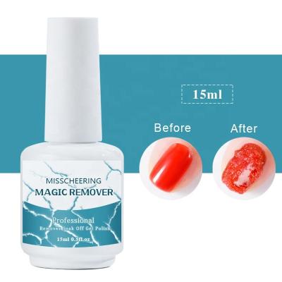 China 2022 Eco-Friendly Non-Toxic Hot Selling Polish Remover Burst Magic Remove Gel Coat Liquid Sticky Nail Art Soak Off Nail Polish Remover Nail Art Primer for sale