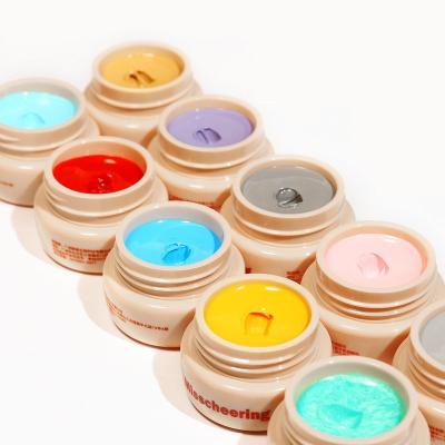 China Custom OEM 5g Boxed Nail Art Beauty Solid 22 Colors Japanese Style Gel Polish Set Box Nail Painting Gel Nail Supplies Salon for sale