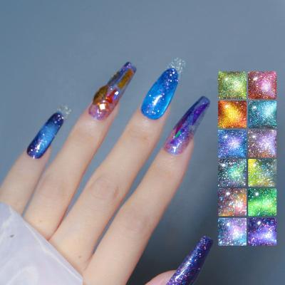 China Nail Art Beauty 2021 Cat Eye Gel Polish The Wide Shining Popular Diamond Crystal Magnetic Nail Polish Smartest Soak Off Pad UV Gel Polish for sale