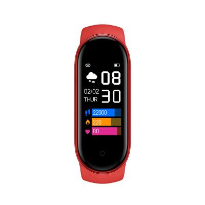 China Build in Multifunction M5pro Couples Bracelet Color Screen IP68 Heart Rate Running Call ID Waterproof Instant Pedometer Full Page for sale