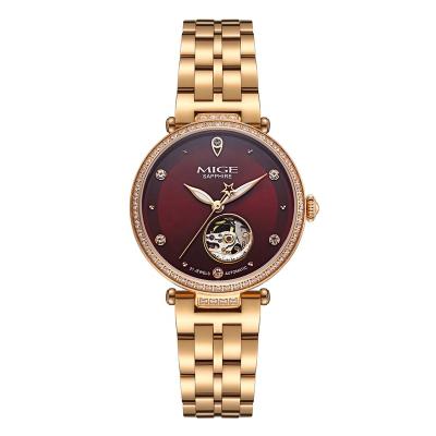 China Fashion 2019 Auto Date Mige Stainless Steel Watch Women Automatic Mechanical New Wrist Watches Gifts For Girls for sale