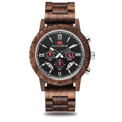 China Cool New Model Watches For Beach Part Of The Top Selling Mens Watches Automatic Date Full Wooden Skeleton Casual Unique Design for sale