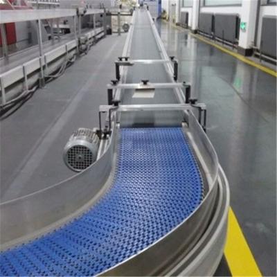 China Heat Resistant Flat Grid Industrial Plastic Conveyor Belt Plastic Straight Plastic Conveyor Belt for sale