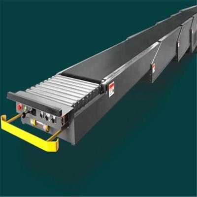 China Heat Resistant Factory Customized Three-Section Four-Section Telescopic Conveyor for Goods Handling Equipment Loading Parts for sale