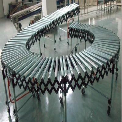 China Heat Resistant Stainless Steel Belt Conveyor Container Unloading Roller Conveyor Belt Conveyor Price for sale