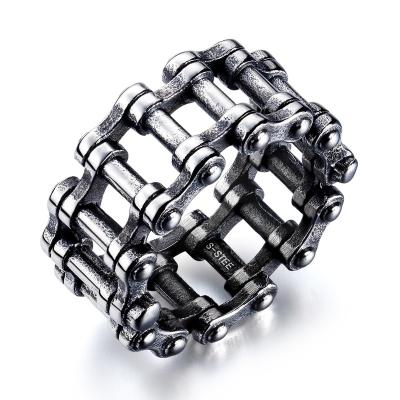 China Hot Sale Custom 316L Stainless Steel Bicycle Chain Ring for sale