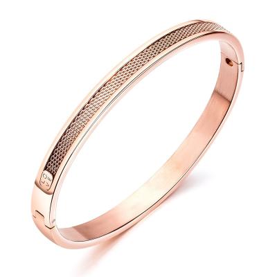 China Hot Selling 316L Stainless Steel Simple Fashion Women's Bracelet for sale