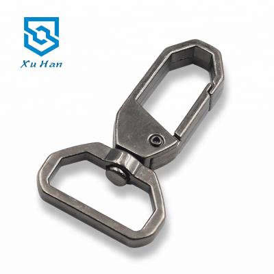 China Factory direct sale metal, high quality zinc alloy metal swivel snap hook for hanging bag chain and souvenir knock button accessories. for sale