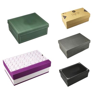 China Recyclable High Quality Custom Logo Shoe Storage Box Corrugated Paper Box for sale