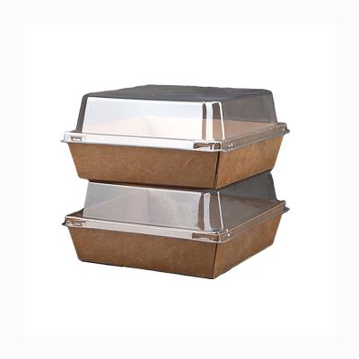 China Factory Disposable Custom Size Eco Friendly Sushi To Go Pack Food Boxes With Clear Lid for sale