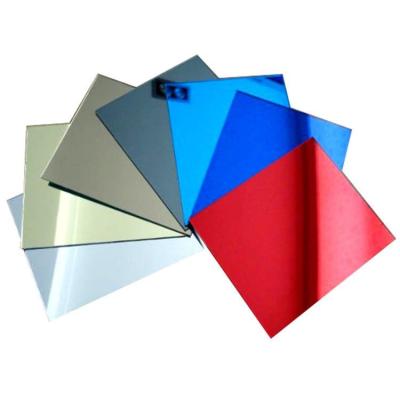 China Silver Rose Gold Acrylic Mirror Sheet PMMA Mirrored Colored Acrylic Sheet 0.6-6mm for sale