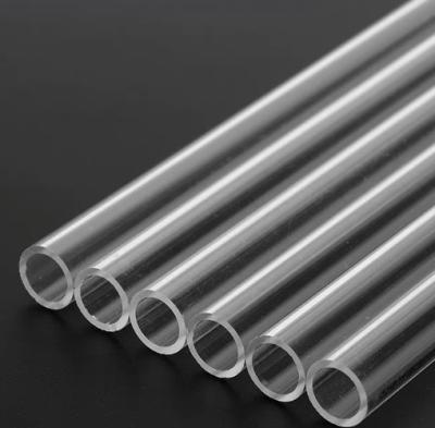 China Gepersonaliseerde grootte Kleurrijke heldere acrylpijp van 5 mm tot 200 mm Solid Clear Acrylic Rod Te koop