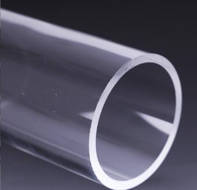 China Clear Hallow Round Acrylic Square Tube Rod 300mm Diameter For Aquarium for sale