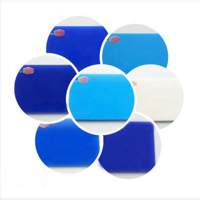 China Versatile Translucent Blue Acrylic Sheet For Different Customer Acrylic Sheet Custom Size for sale