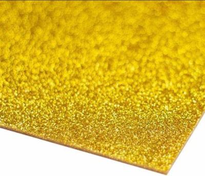 China Transparent Solid 1.22x2.44m Virgin Material Glitter Acrylic Sheet Eco-friendly for sale