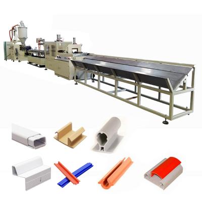 China Special Profile Curling Board Profiles Manufacturers Precision PVC Profile Extrusion Line for sale