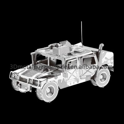 China DIY TOY Intelligence Creative 3D DIY Hummer H1 Metal Puzzle for sale