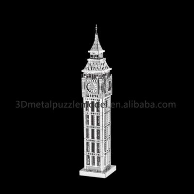 China DIY TOY New 3D Metal Puzzle DIY TOYS Big Ben 3d Model Educational Toys for sale