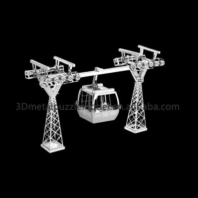 China DIY TOY New Design DIY Toys Funicular 3D Metallic Metal Nano Puzzle for sale