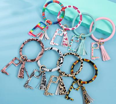 China Hygienic Self-defense Key Chain Custom No Touch Tassel Door Opener Wristband Wristband Self-defense Key Chain for sale