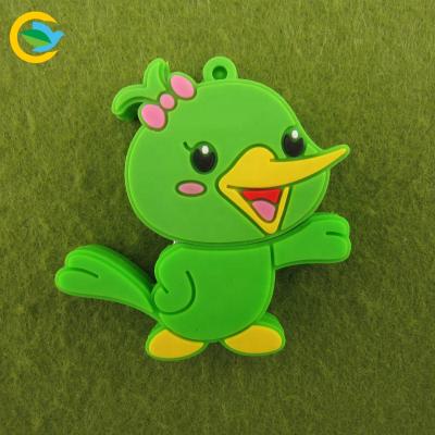 China Soft Feel Personalized Customization Bird Shaped Soft PVC USB Flash Drive 32gb 64gb Flash Memory USB Drive for sale