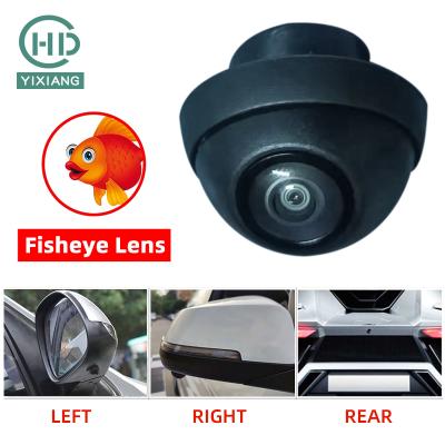 China FishEye Waterproof Mirror Camera Side View Car Camera Left Right Support CVBS 170 and AHD 720P Mini AHD Signal IP68 Waterproof Camera for sale