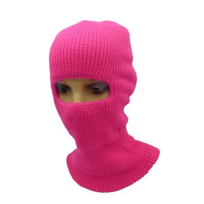 China Wholesale One Hole Ski Mask Beanie Hat Winter COMMON Full Face Balaclava Knitted Blanket Unisex for sale