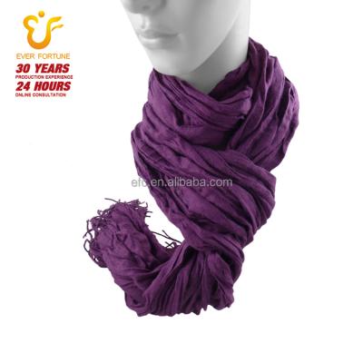 China Daily Life September Super Wholesale Woven Yarn Dyed Fashion Winter Scarves Men Women Crinkle Scarf Ready To Ship for sale