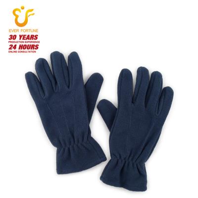 China Simple Ladies Back Of The Hand Is Decorated Mittens Winter Fleece Glove for sale