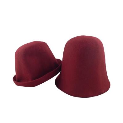 China 100% Customized Colors Wool Broadcloth Felt Hat Hoods COMMON Hat Body for sale