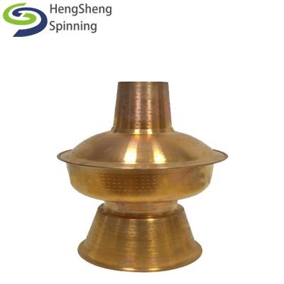 China Lathe Spinning Traditional Copper Hot-pot Cookware China Hot-pot Turning Parts for sale