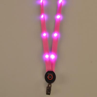 China TPU Function LED Lanyard, Fashion Neck Strap With LED Light for sale