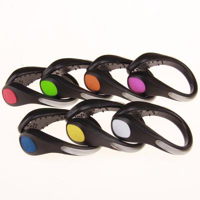 China Outdoor ABS+LED LED Light Shoe, Clip Light Led Bicycle Light Novelty Safety Running Cycling Night Warn Clip Light for sale