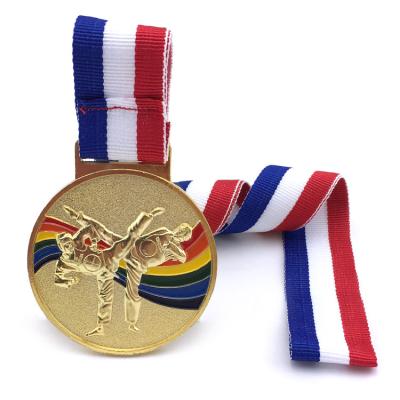 China Cheap China Metal Sports Souvenir Medals Gold Taekwondo Medal for sale