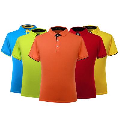 China New Solid Color Polo Shirt Men's Summer Outdoor Leisure Quick-drying Shrink-proof Slim Casual Short-sleeved QUICK-DRY Polo Shirt for sale