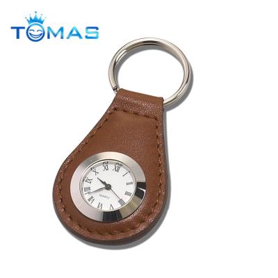 China Decoration Watch Clock Single Key Chain Key Chain Clock for sale