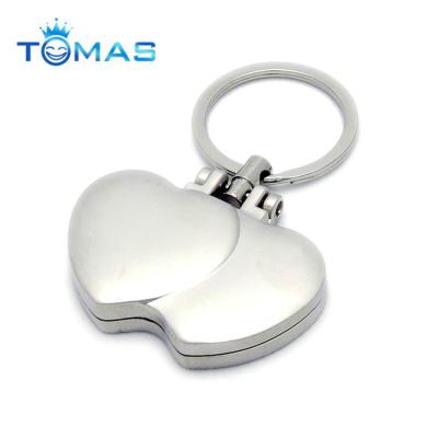 China Eco - Friendly Hot Sale Zinc Alloy Key Chain Wedding Souvenir With Photo Frame for sale