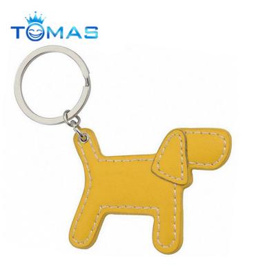 China Brandable Animal Leather Dog Key Chain for sale