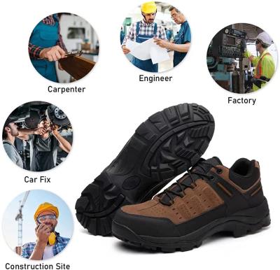 China Wholesale Cheap Price Anti-skid Steel Toe Shoes For Men Puncture Resistant Mens Safety Shoes Sneakers Work Industrial Shoes for sale