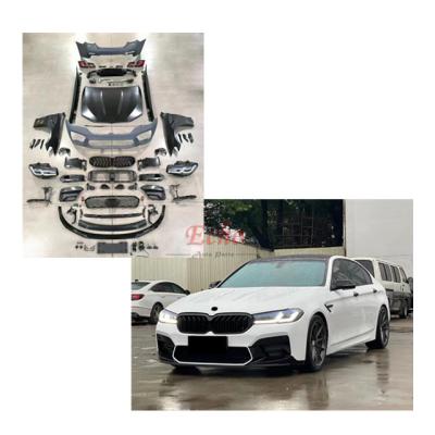 China Fashionable M5 Facelife body kit for BMW 5 series F10 upgrade 2021 G30.old upgrade body kit 530 new 535 525 body kit.headl light for 530 for sale