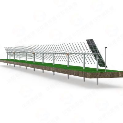 China 56kw HYP-2-120PV-78-IR-M-3SD One Axis Flat PV Single Axis Solar Tracker One Axis Solar Tracker Great Wall Einachs Tracker Series for sale