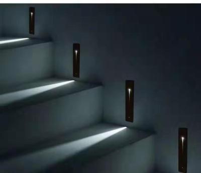 China Geagood Modern Design Aluminum Indoor Recessed Wall Foot Lamp Led Stair Step Light for sale