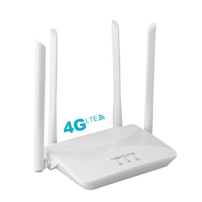 China 2023 Guangdong Cat4 150Mbps Simcard Wireless Home Wifi Router Universal 4G Open LTE Router With Sim Card Slot for sale