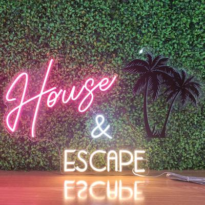 China Easy Installation Wall Art Sign Bedroom Decoration Rainbow Fashion Fashion Night Hanging Custom Animal Neon Light Lamp Led Neon Lamp For Party Home Hotel for sale