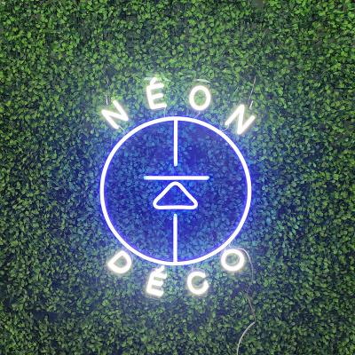 China Easy Installation Designs Acrylic Glowing Neon Signs Led Small Signature Neon Light For Bedroom Wedding Party Christmas Home Decoration for sale